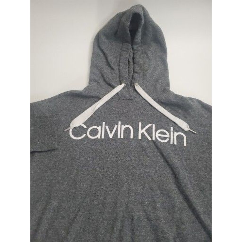 Calvin Klein Performance Women's Pullover Hooded Sweatshirt, Gray, L